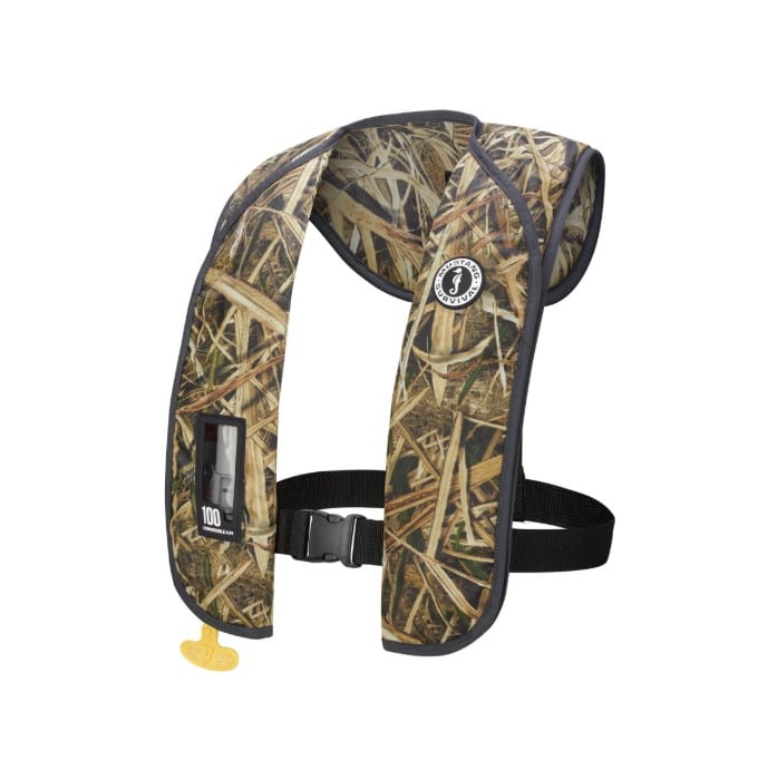 MUSTANG VESTE DE FLOTTAISON GONFLABLE CONVERTIBLE MIT 100 A/M - MOSSY OAK SHADOW GRASS BLADES image 0