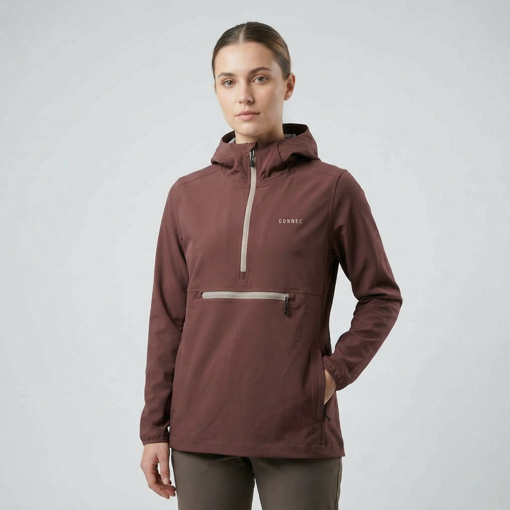 CONNEC MANTEAU ANORAK CHELSEA II POUR FEMME MARRON image 0