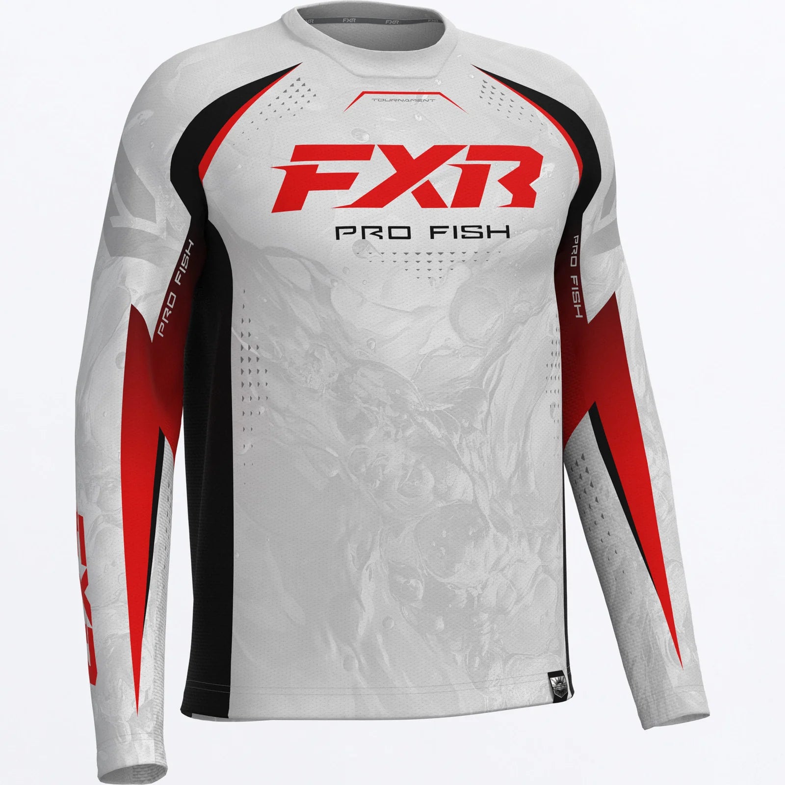 FXR CHANDAIL MANCHE LONGUE TOURNAMENT AIR UPF GRIS ROUGE image 0