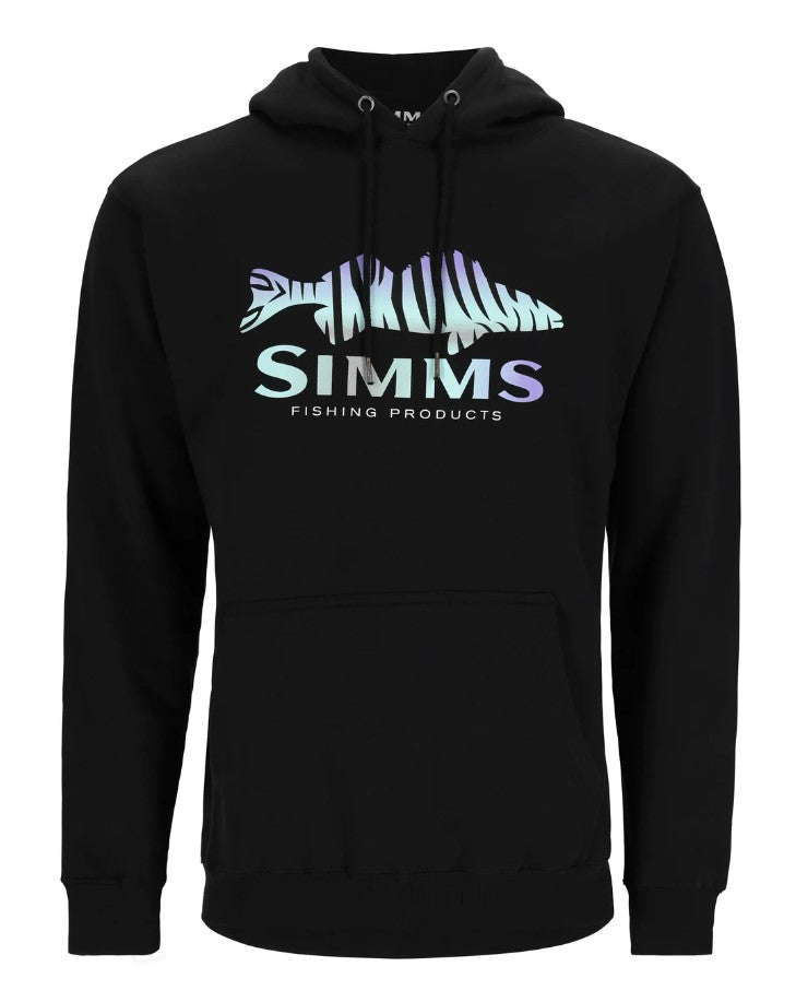 SIMMS HOODY WALLEY LOGO, BLACK image 0