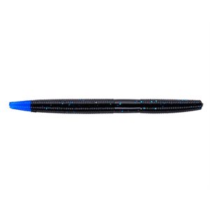 LEURE SOUPLE SPIKE 5 POUCES DE SET THE HOOK AVEC BAITFUEL - BLACK BLUE FLAKE BLUE TIP image