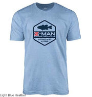 Z-MAN BASS LOGO TEEZ LIGHT BLUE HEATHER image 0
