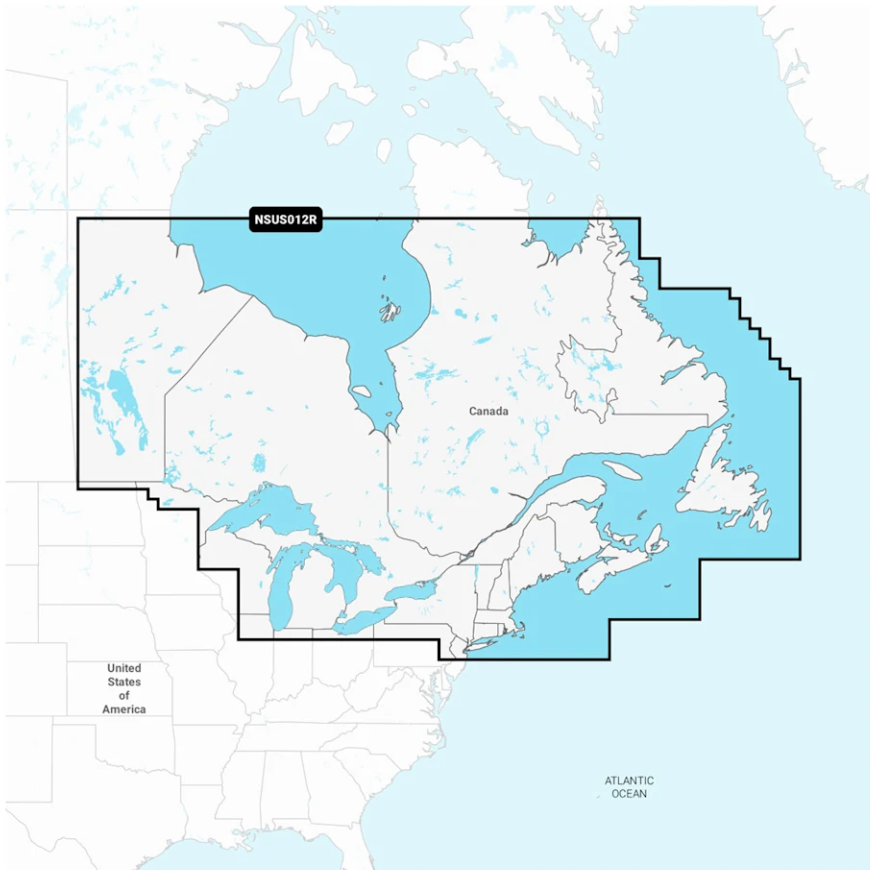 GARMIN CARTES MARINES MICROSD NAVIONIC+ CANADA, EST ET LES GRANDS LACS image 0
