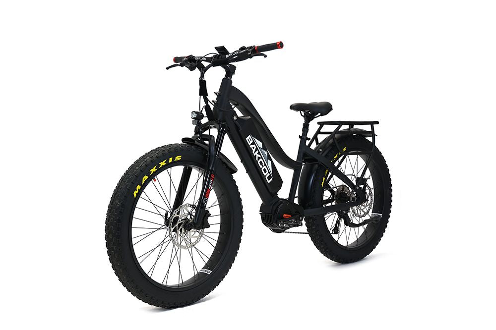 BAKCOU EBIKE MULE STEP-THROUGH 26"1000W 21Ah, MATTE BLACK image 3