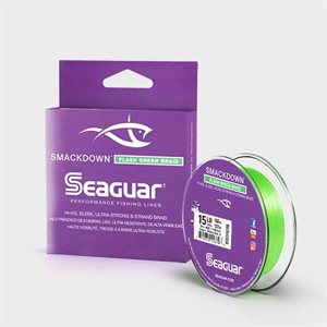 SMACKDOWN SEAGUAR FIL DE PÊCHE DE HAUTE PERFORMANCE - 20 LBS, FLASH GREEN image