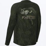 FXR CHANDAIL MANCHE LONGUE BIG TREBLE AIR UPF ARMY U BASS
