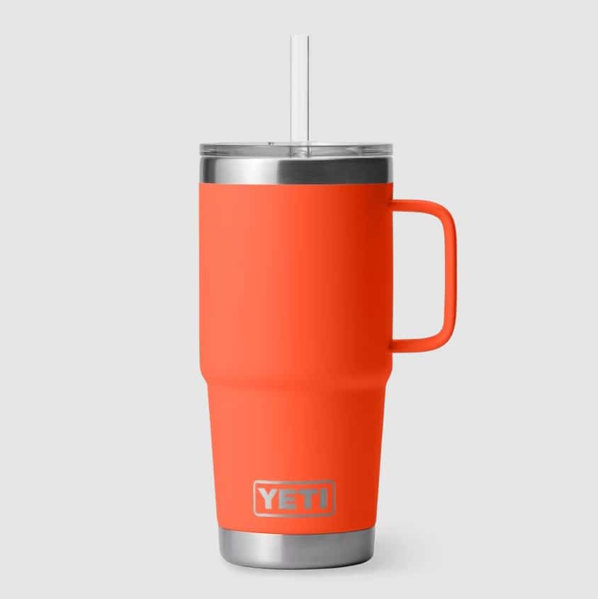 YETI TASSE DE VOYAGE ISOTHERME AVEC PAILLE DE 739 ML - 25 OZ - PAPAYA image