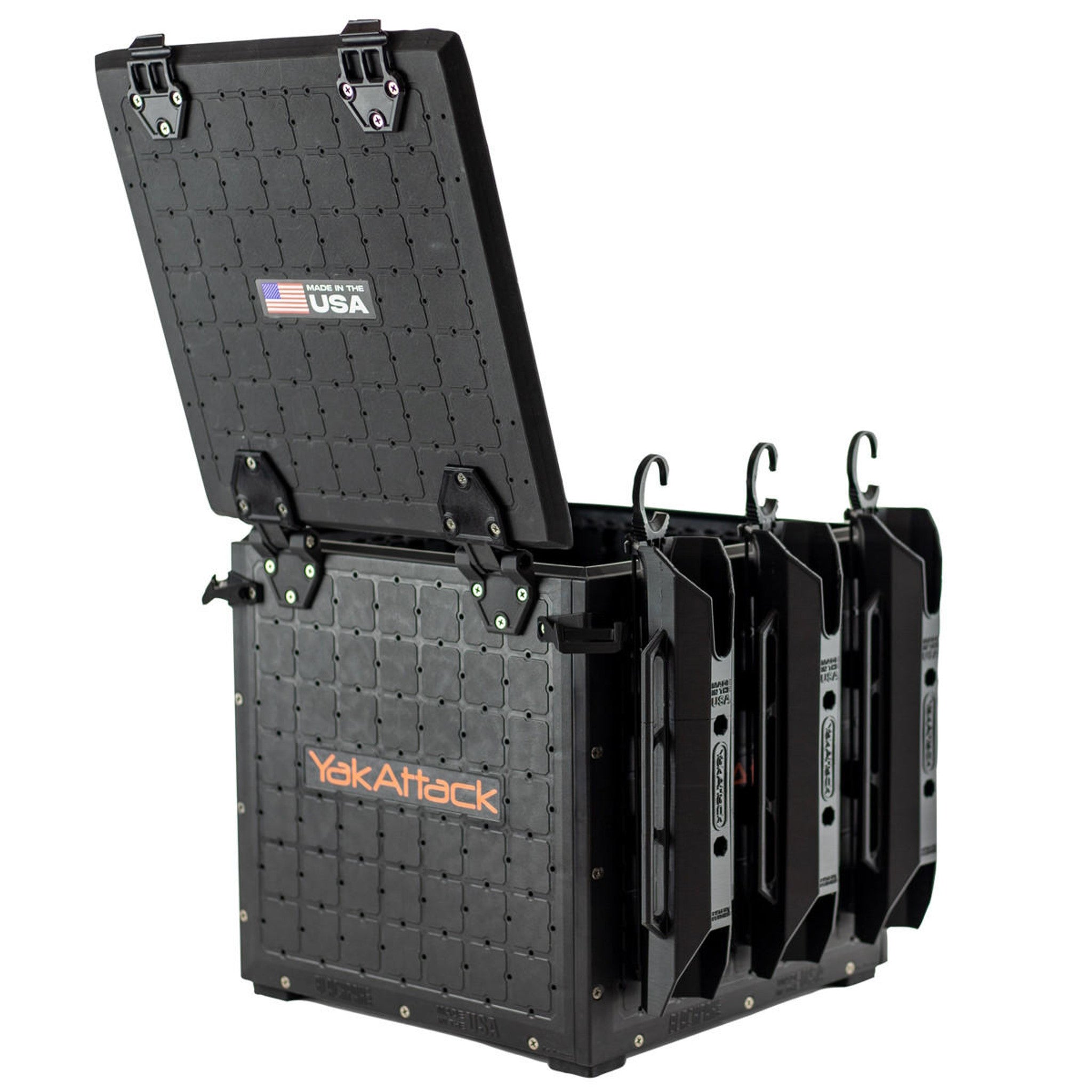 YAK ATTACK CAISSE DE PÊCHE POUR KAYAK BLACK PRO 13" X 13" image 1
