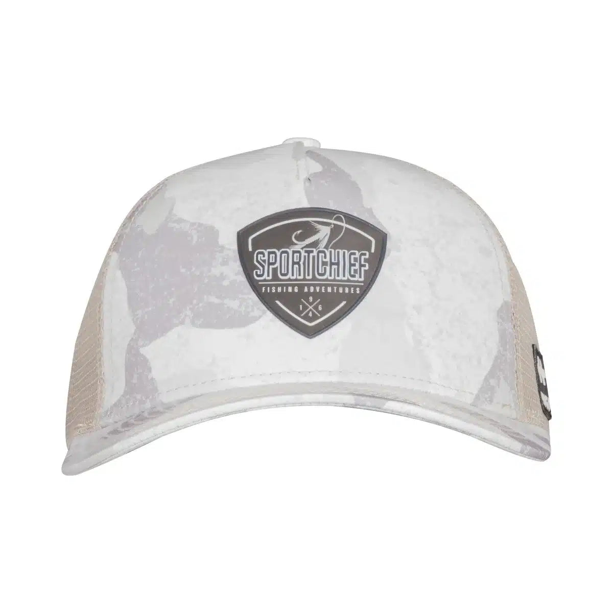 SPORTCHIEF CASQUETTE HUGO PÊCHE CAMO BLANC image 1