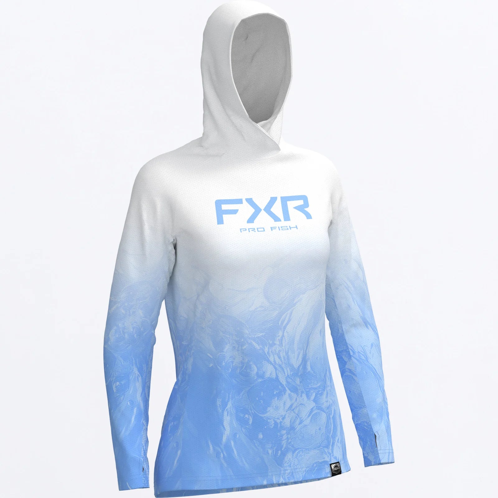 FXR CHANDAIL À CAPUCHON POUR FEMME DERBY UNDERTOW AIR UPF BLEU MAUI image 0