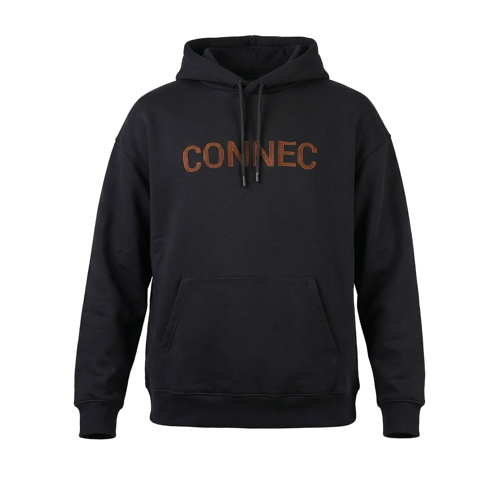 CONNEC HOODIE CAMP ONYX BLACK image 0