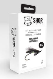 SHORE FISHING BOITE D'ASSEMBLAGE DE MOUCHE, BLACK BEAR GREEN BUTT image 0