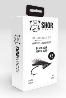 SHORE FISHING BOITE D'ASSEMBLAGE DE MOUCHE, BLACK BEAR GREEN BUTT image 0