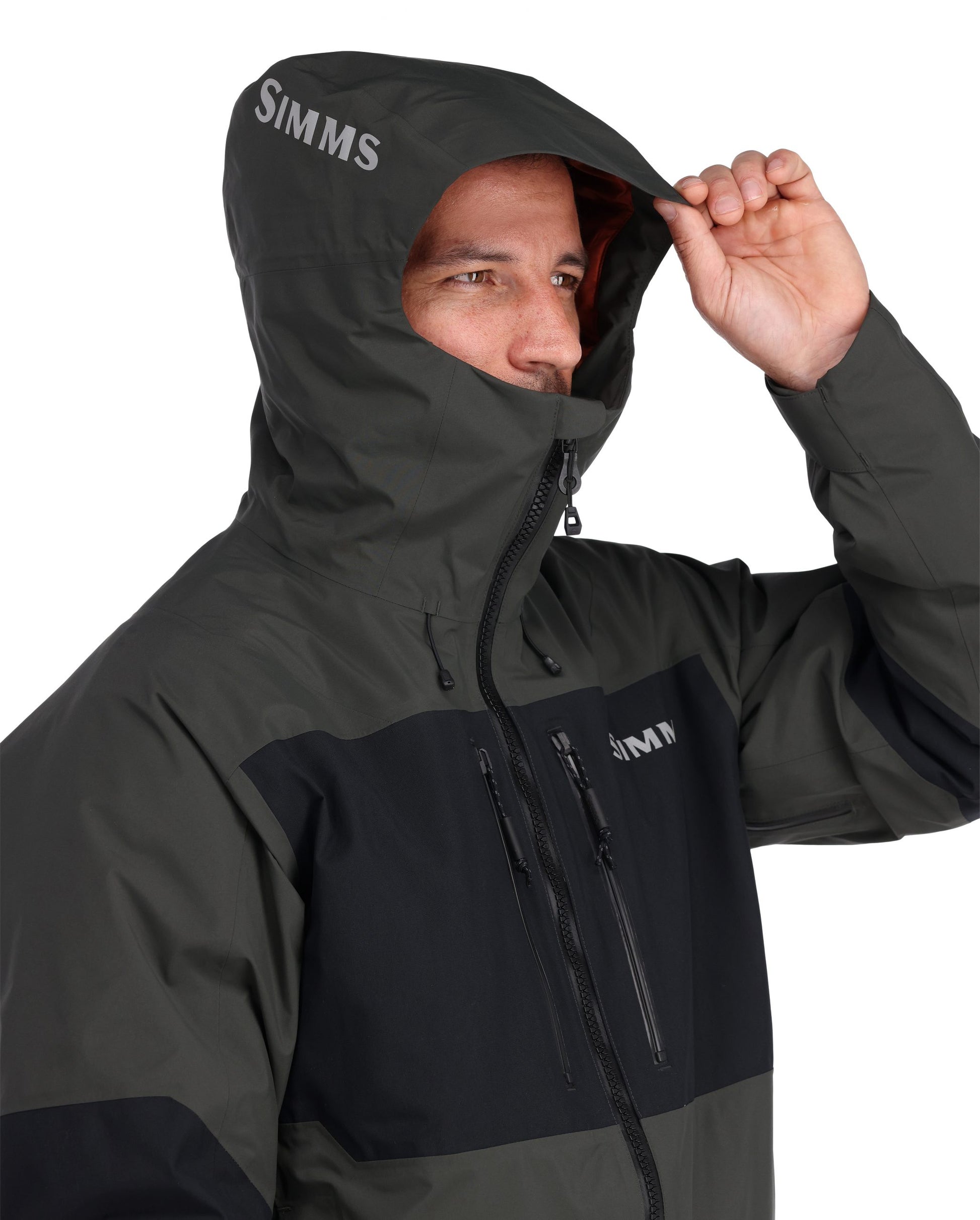 SIMMS MANTEAU GUIDE IMPERMÉABLE ISOLÉE, CARBONE image 2