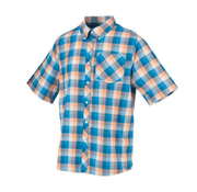 CHEMISE A CARREAU MANCHE COURTE BROWNING COULEUR CANTALOUP image 0