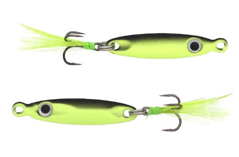 EUROTACKLE T-FLASHER CUILLIERE MICRO TUNGSTEN 1/4 OZ - BLACK HI-VIZ image