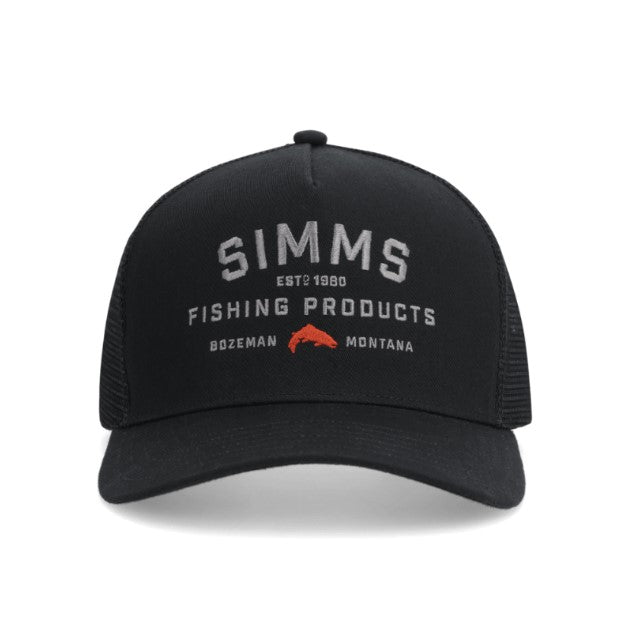 SIMMS CASQUETTE DOUBLE HAUL TRUCKER - NOIR image 0