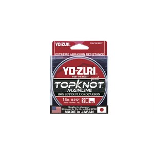 YO-ZURI TOPKNOT MAINLINE FLUOROCARBONE - CLEAR, 6 LBS image
