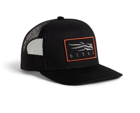 SITKA CASQUETTE TRUCKER ICON PATCH HI PRO OSFA, BLACK image 0