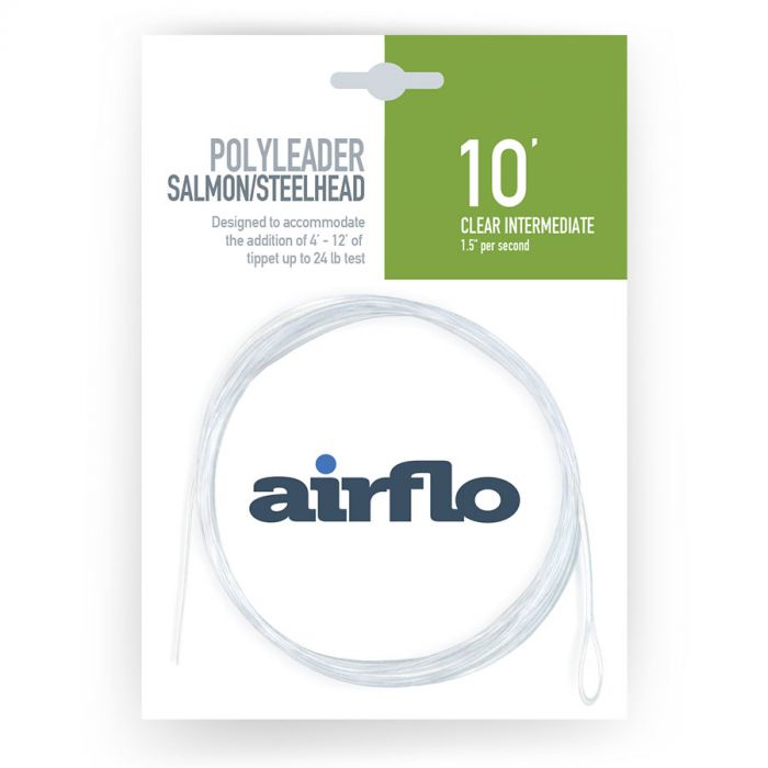 AIRFLO POLYLEADER 10' SAUMON ET TRUITE ARC-EN-CIEL - CLEAR INTERMÉDAIRE 1.5 IN/SEC image