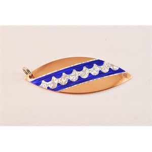 CUILLÈRE PATOULET PAR CAMI - TAPE BLEU CUIVRE CUIVRE image