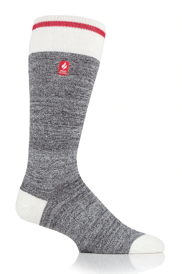 HEAT HOLDER BAS ULTRA LITE POUR HOMME, CREAM BLOCK TWIST - GRANDEUR 7 À 12, CHARCOAL image