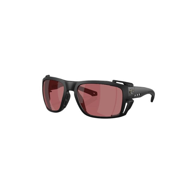 COSTA DEL MAR LUNETTE AVEC VERRE POLARISÉE 580 - KING TIDE 8 - BLACK MATTE, ROSE 580 image
