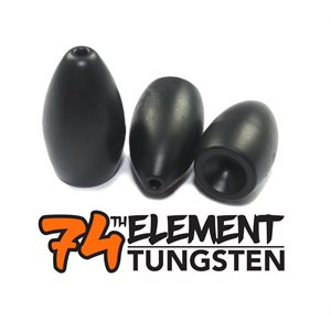 74TH ELEMENT TUNGSTEN L'OBUS - NOIR - 3/4 OZ, MATTE BLACK image