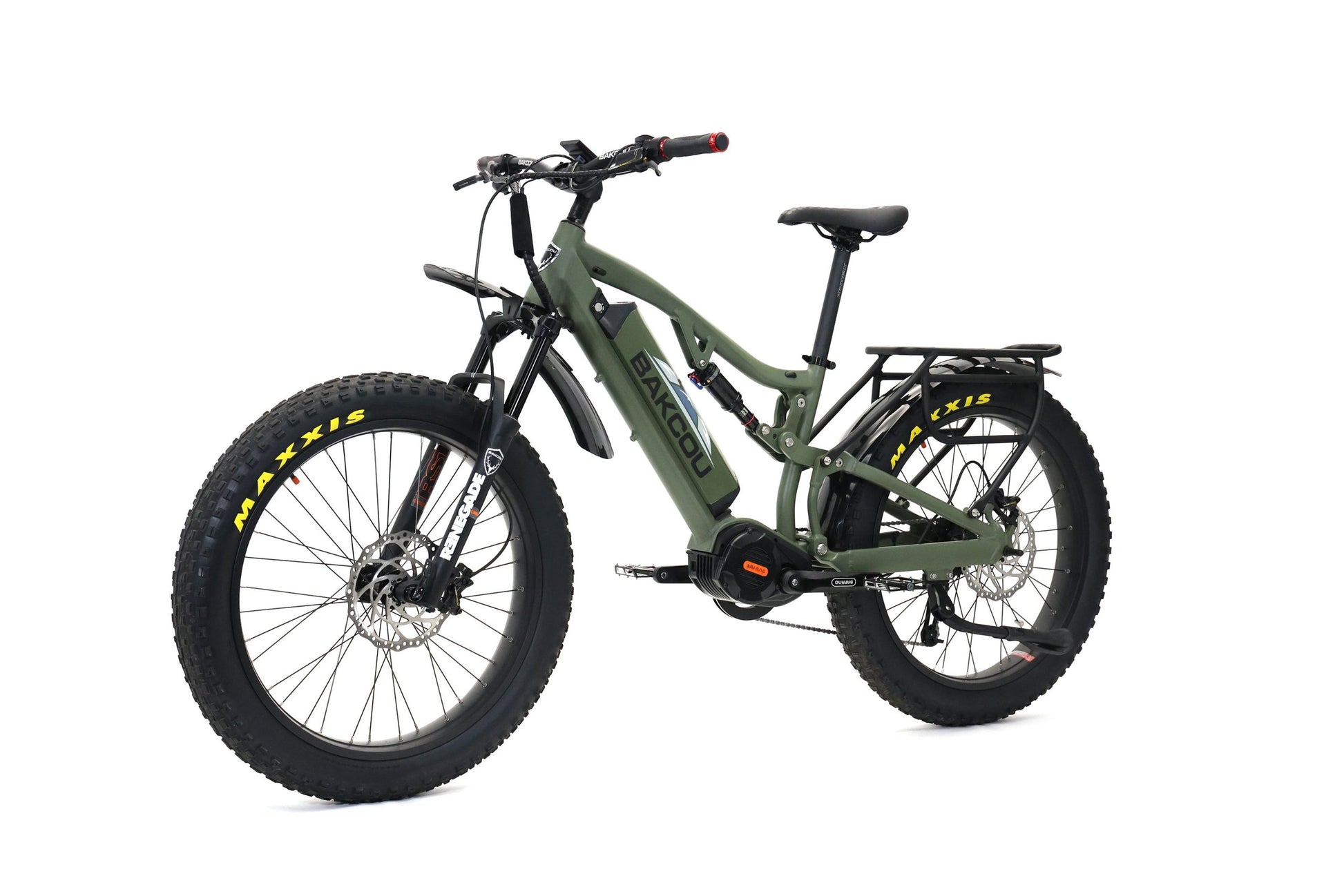 BAKCOU EBIKE STORM 1000W MID DRIVE 25Ah ,MATTE ARMT GREEN image 1