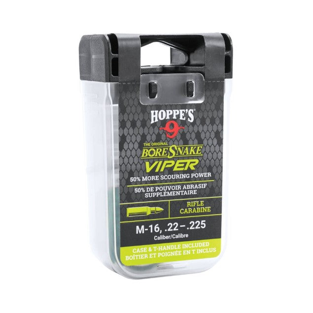HOPPE'S BORESNAKE "VIPER DEN" CORDON DE NETTOYAGE AVEC POIGNÉE POUR PISTOLET ET REVOLVER image 0