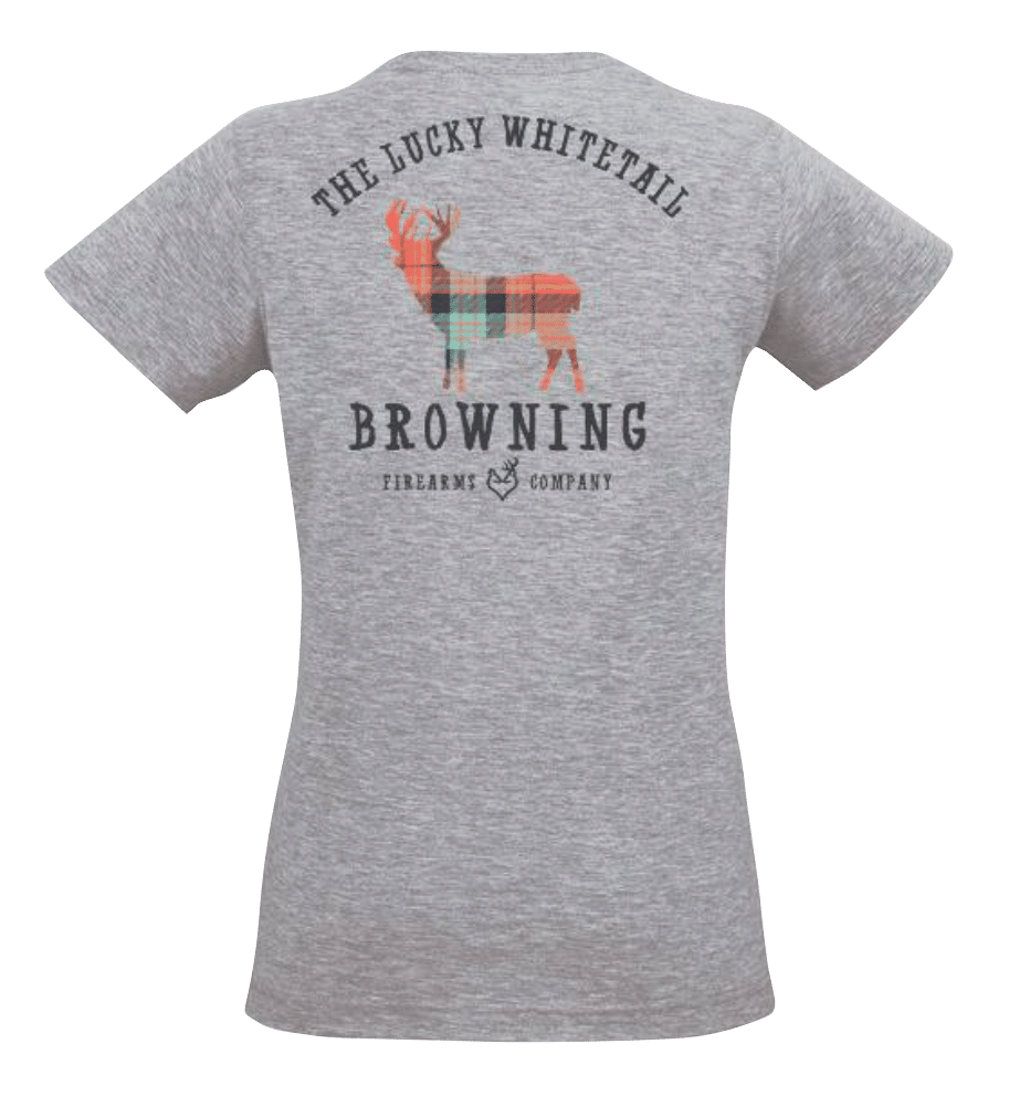 T-SHIRT BUCKMARK TEE COLLECTION DE BROWNING - HEATHER GREY, X-LARGE image