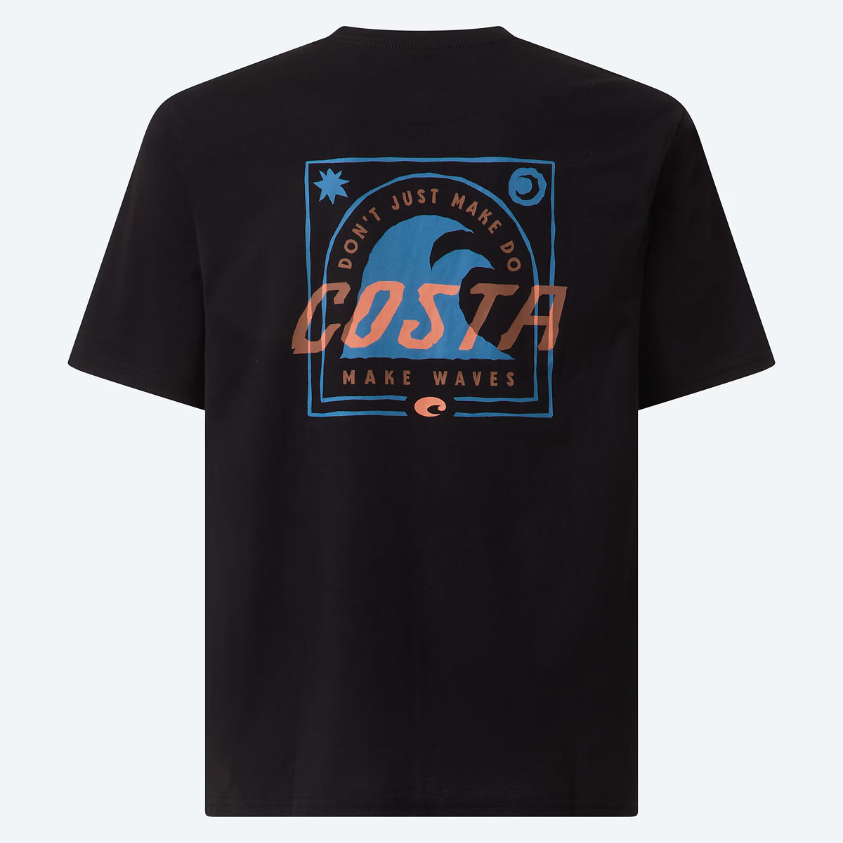 COSTA MAKE WAVES T-SHIRT - BLACK