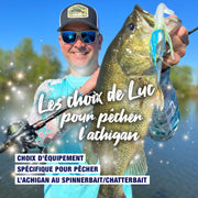 LES CHOIX DE LUC POUR LA PÊCHE À L’ACHIGAN AU SPINNERBAIT ET AU CHATTERBAIT