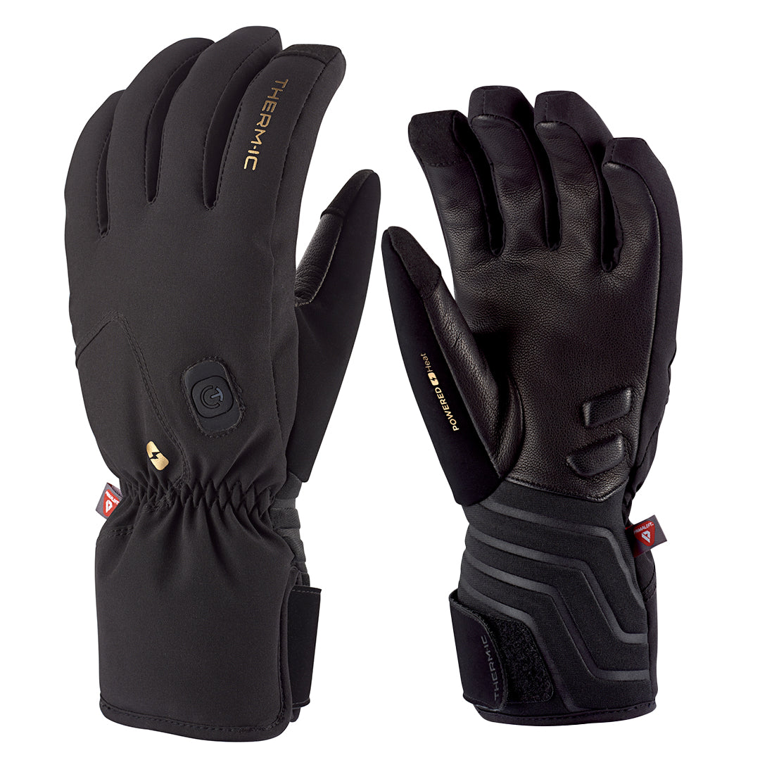 THERM-IC POWER GLOVES SKI LIGHT BOOST HEATED GLOVES BLACK