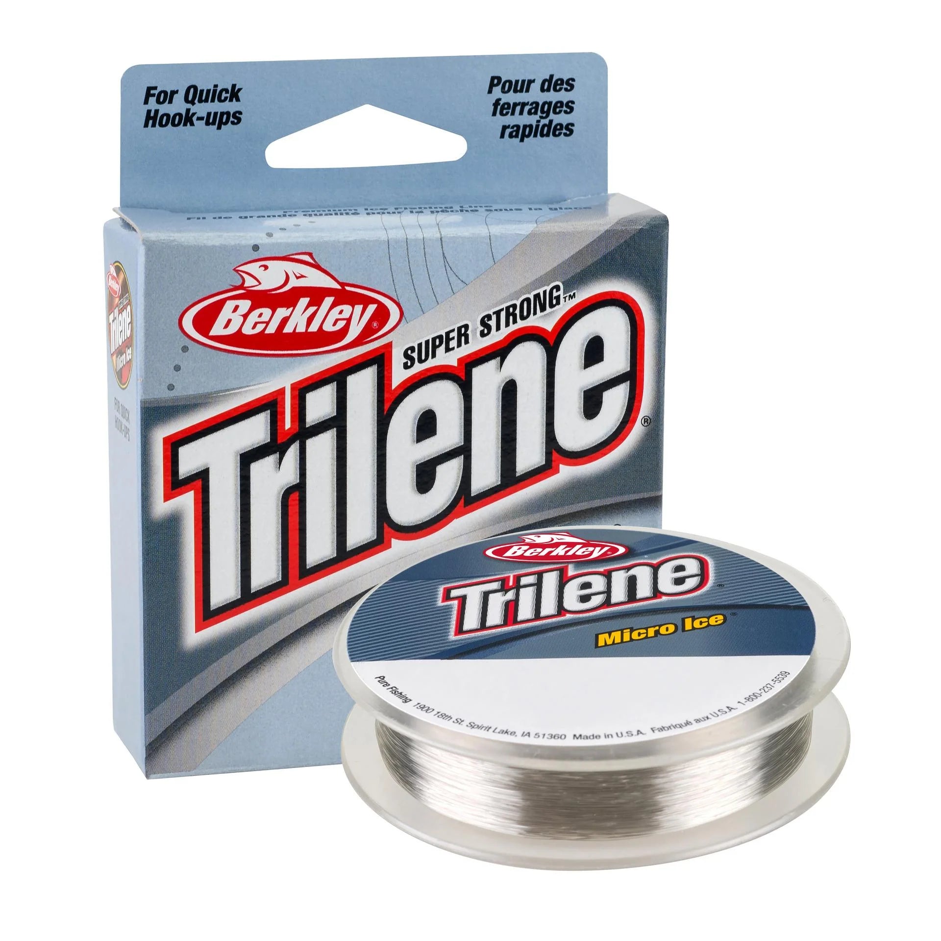 BERKLEY TRILENE MICRO ICE FIL À PÊCHE MONOFILAMENT