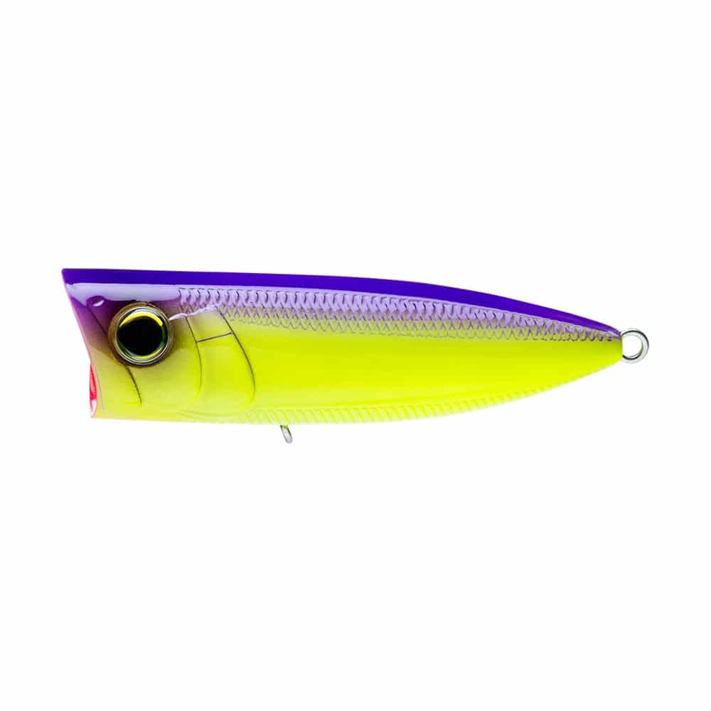 HARDCORE POPPER 70F - 2 3/4'' - PURPLE BACK CHARTREUSE image