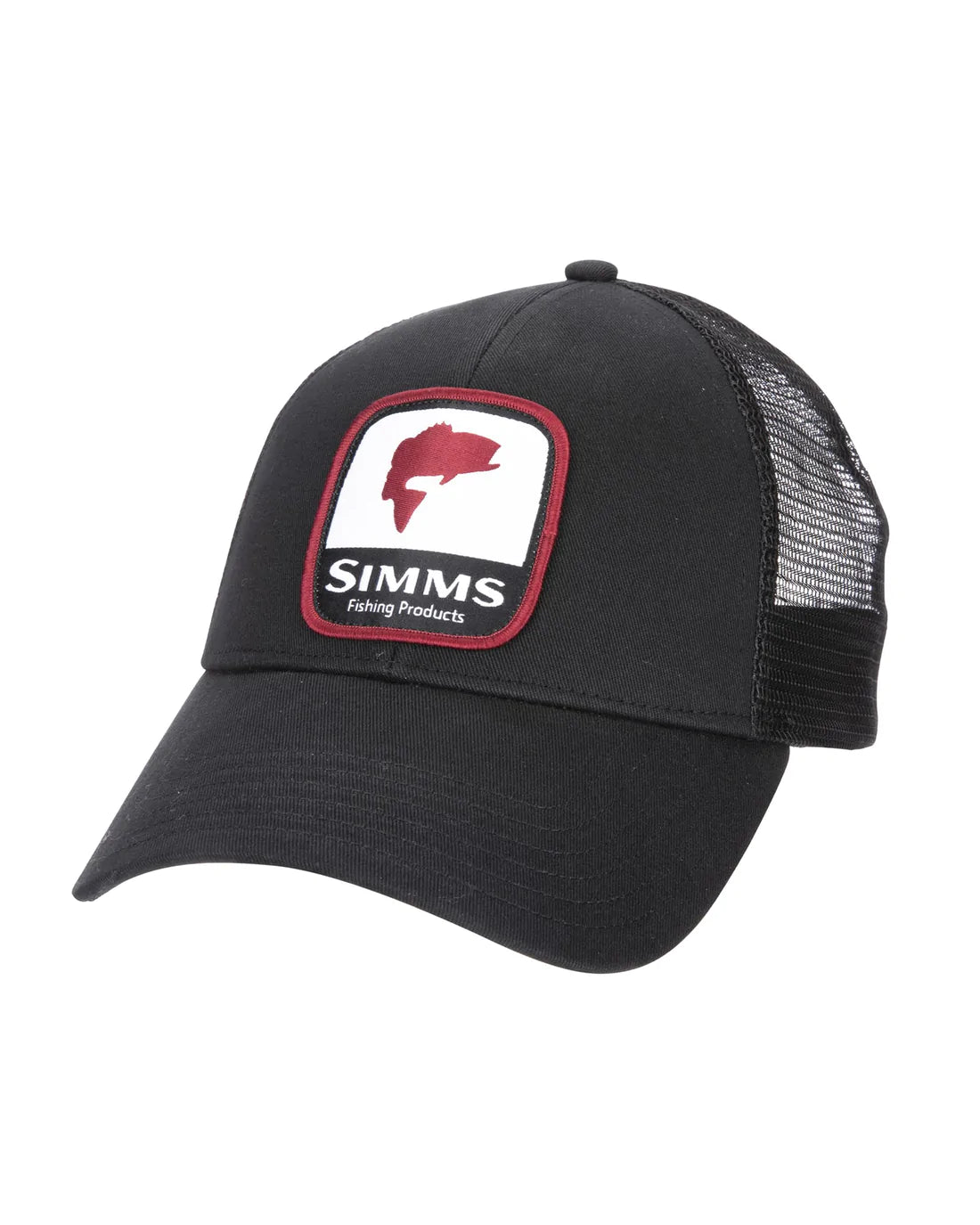 SIMMS CASQUETTE BASS PATCH TRUCKER, NOIR image 0