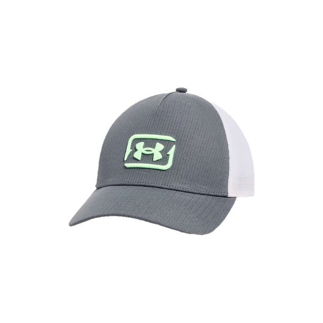 UNDER ARMOUR CASQUETTE DE CAMIONNEUR UA ISO-CHILL FISH - CASTLEROCK/WHITE/LIME SURGE - CASTLEROCK/LIME SURGE image