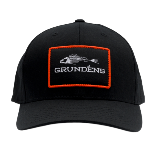 GRUNDÉNS CASQUETTE FISH BONES TRUCKER 312 BLACK CHARCOAL image 0