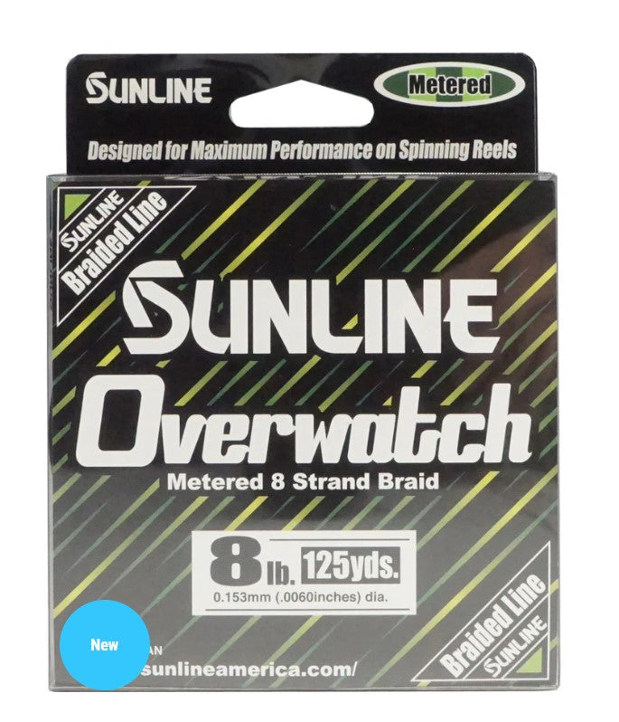 SUNLINE FIL TRESSÉ OVERWATCH 125YDS, VERT MÈTRÉ image 0
