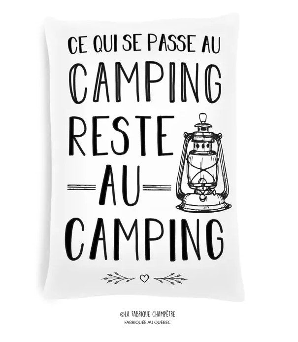 COUSSIN ''CE QUI SE PASSE AU CAMPING RESTE AU CAMPING'' image 0