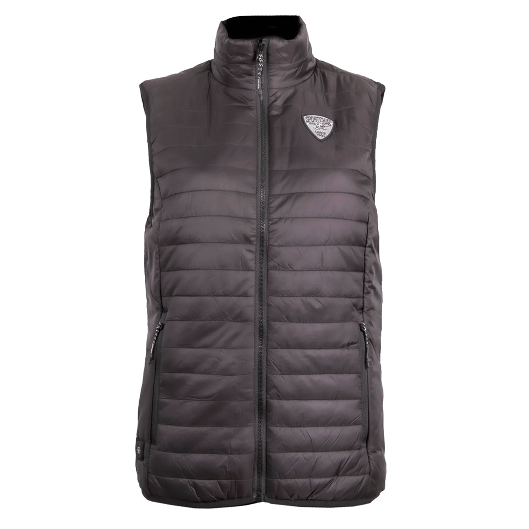 SPORTCHIEF VESTE SANS-MANCHE CHAUFFANTE POUR FEMME, NOIR image 0