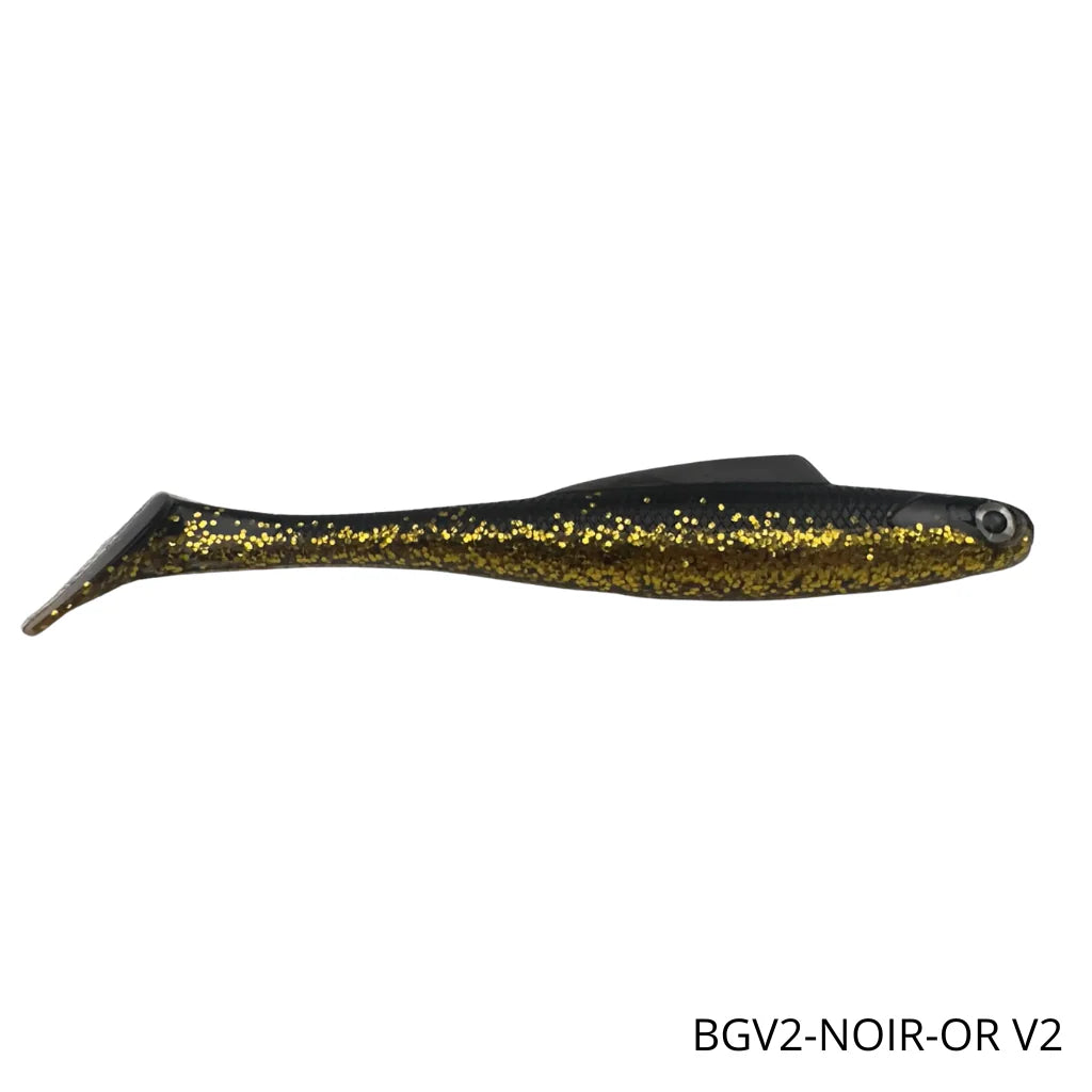 MALADE DE PÊCHE MÉNÉ MME. WALLY 4’’ - BLACK GOLD image