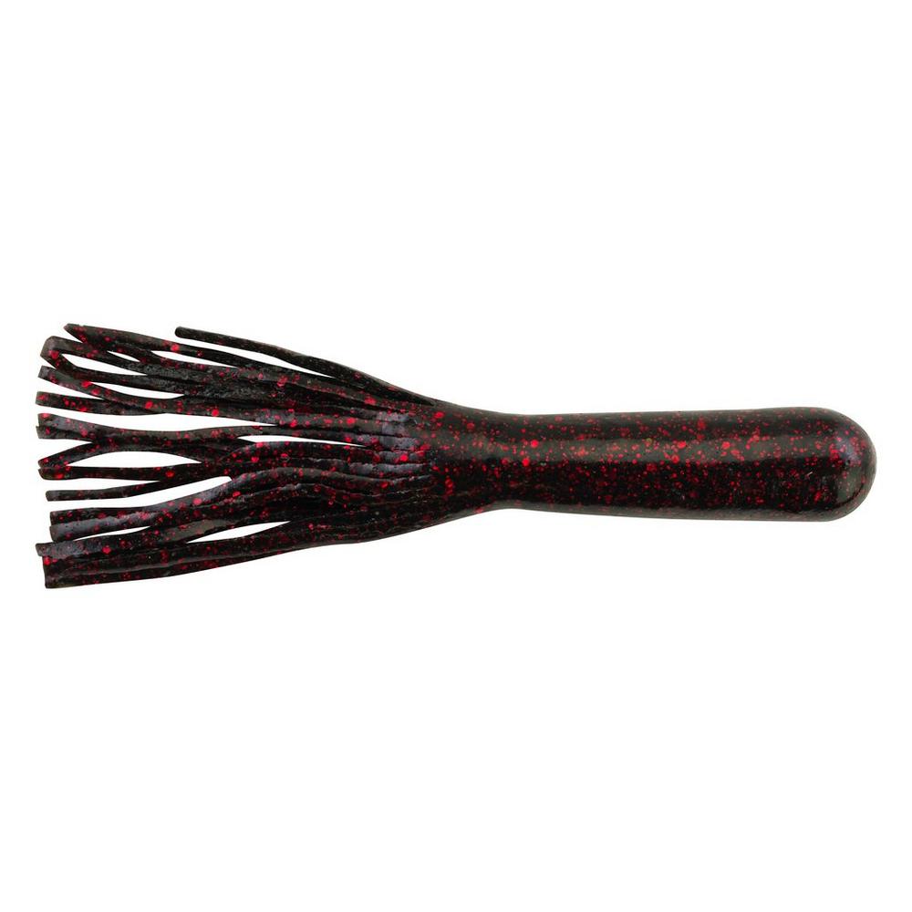 BERKLEY POWERBAIT POWER TUBE 3.5'' - BLACK RED FLECK image