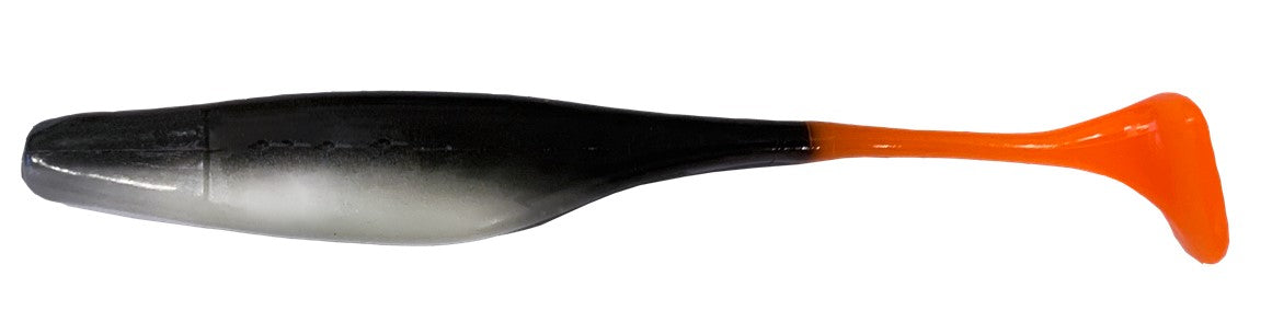 NXS LEURRE SOUPLE DANCING DEATH SHAD 5'' - HALLOWEEN GLOW LB image
