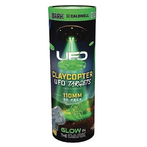 CALDWELL CLAYCOPTER UFO™ CIBLE PHOSPHORESCENTE 110 MM 50 CIBLES