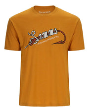 SIMMS T-SHIRT HOOK AND LOOP, BUCKHORN HEATHER image 0
