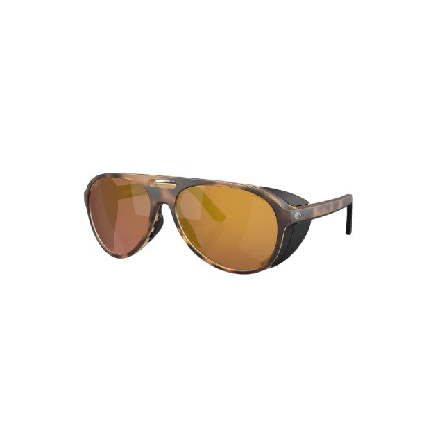COSTA LUNETTE DE SOLEIL AVEC VERRE POLARISÉ 580 - GRAND CATALINA - MATTE TORTOISE, GOLD MIRROR image