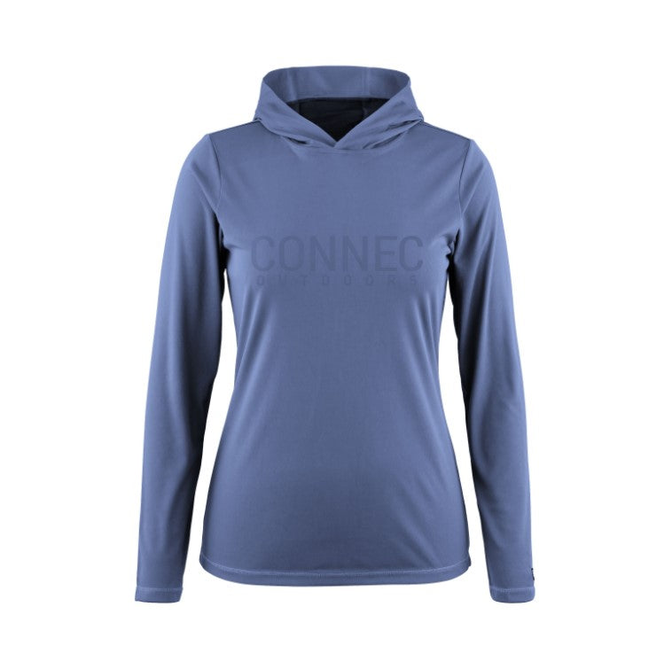 CONNEC CHANDAIL À CAPUCHE ANTI-MOUSTIQUES BREEZE FEMME- BLUE LILAC image 0