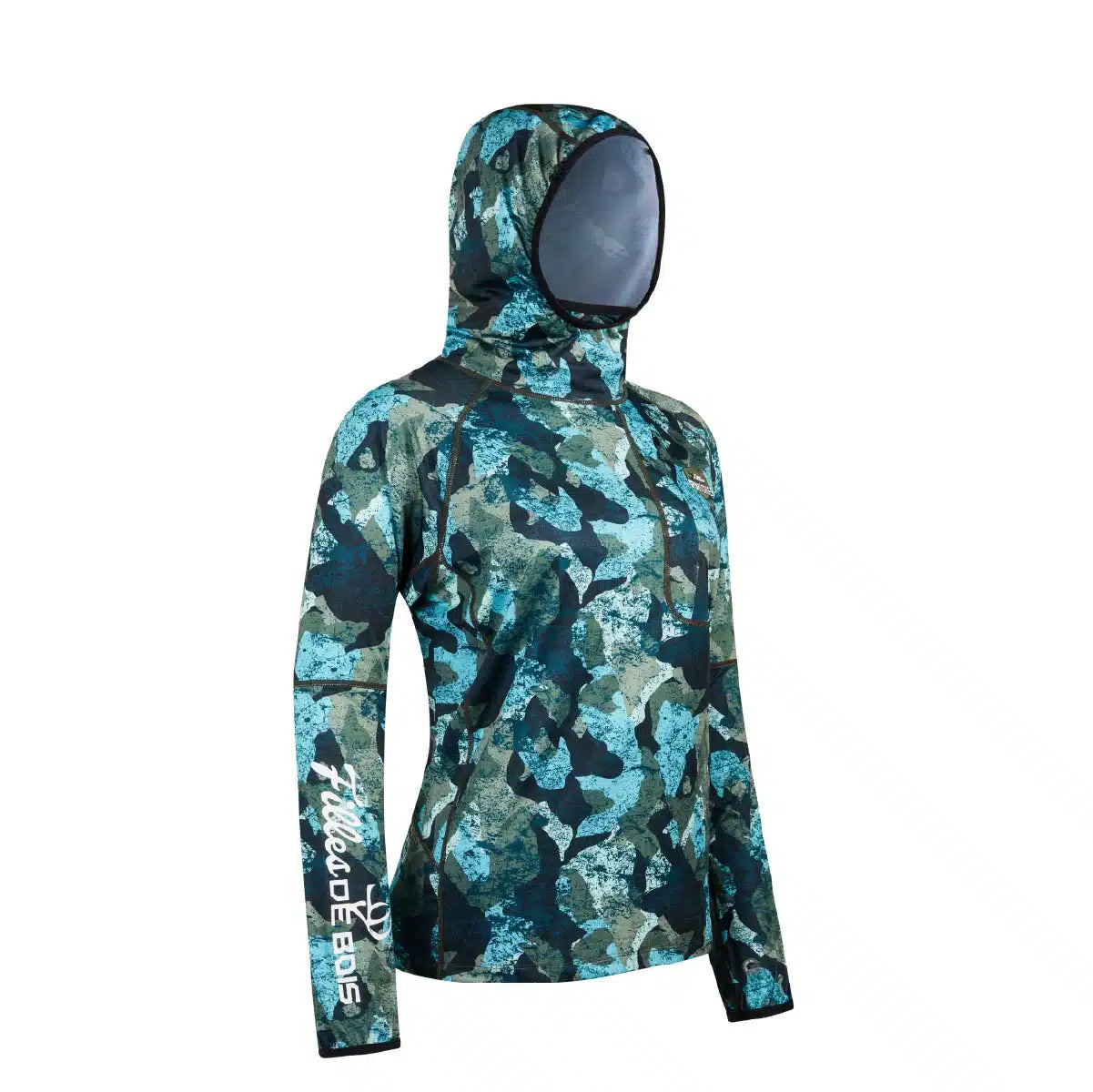 SPORTCHIEF CHANDAIL CAPUCHON OMBLE FEMME CAMO VERT image 1